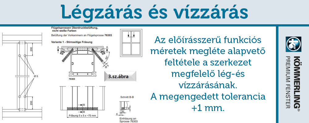 Műanyag balak lég és vízzárás