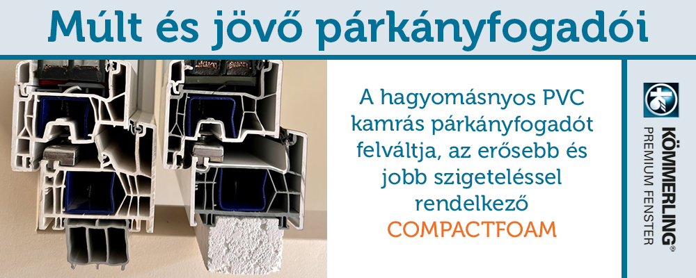 Műanyag ablak párkányfogadó - Compactfoam