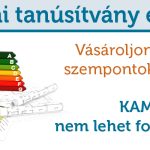 Műanyag ablak és az energetikai tanúsítvány